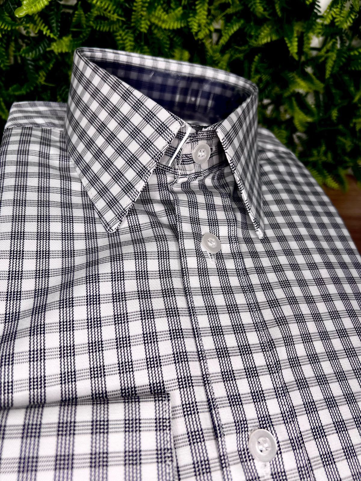 Camisa Fio Egípcio Designer Italiano — Ref. 012