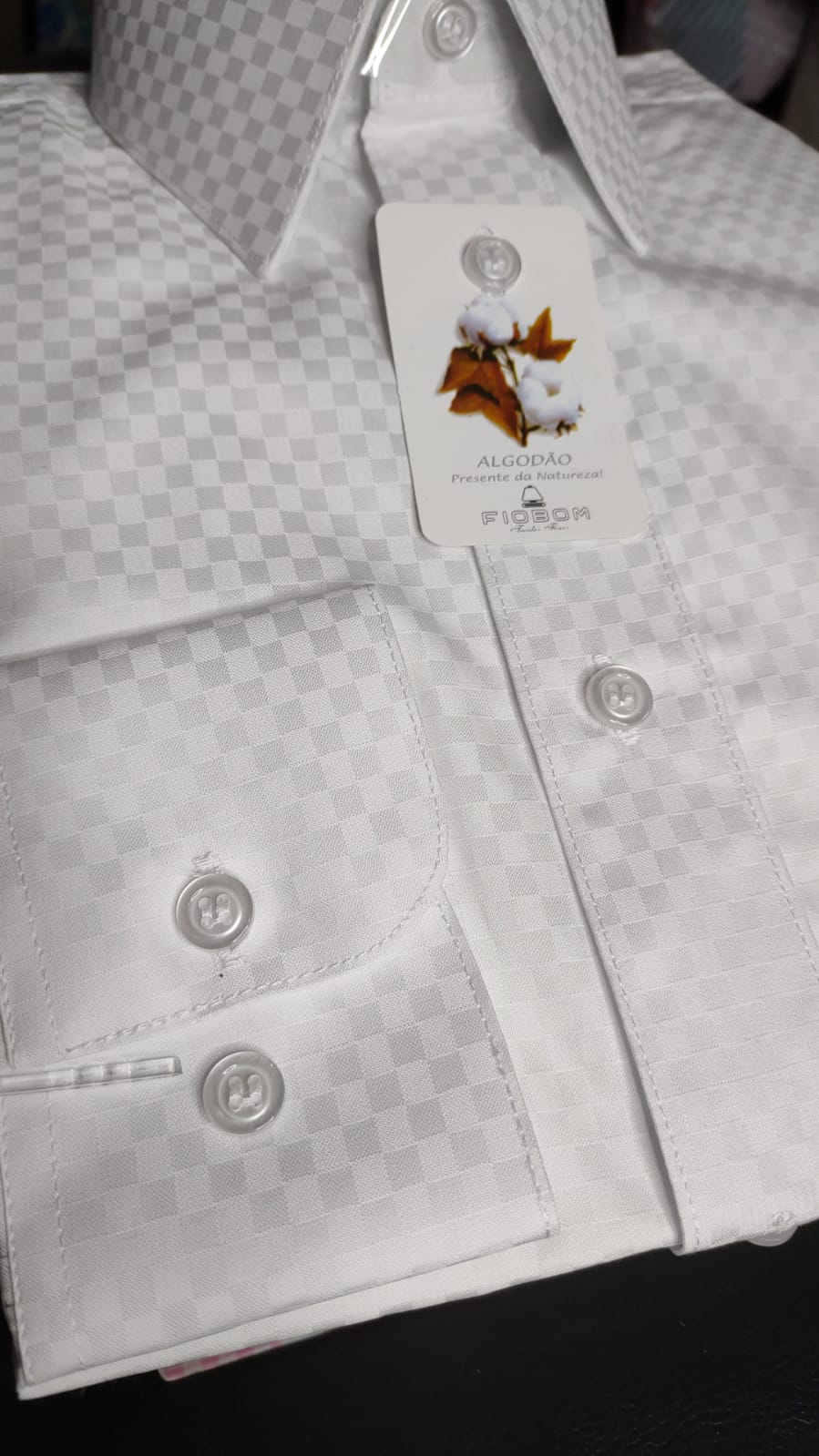 Camisa Fio Egípcio Designer Italiano — Ref. 025