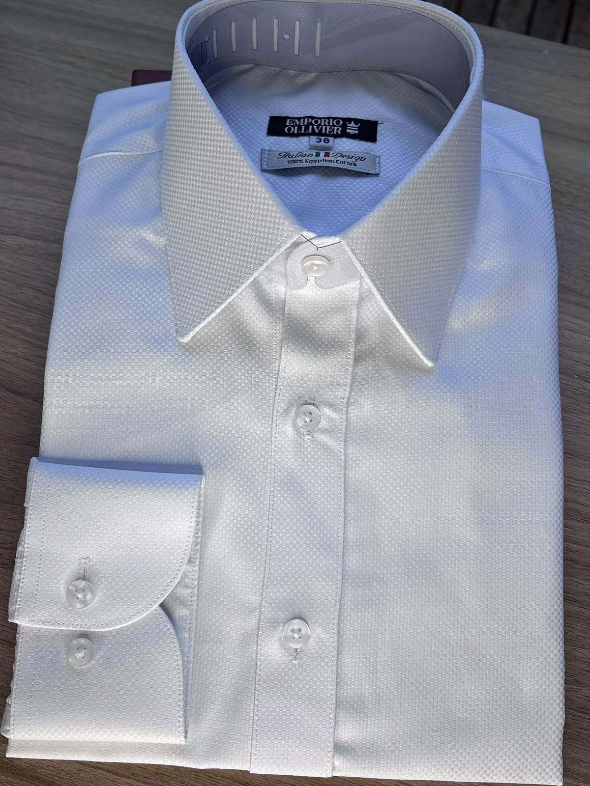 Camisa Fio Egípcio Designer Italiano — Ref. 007