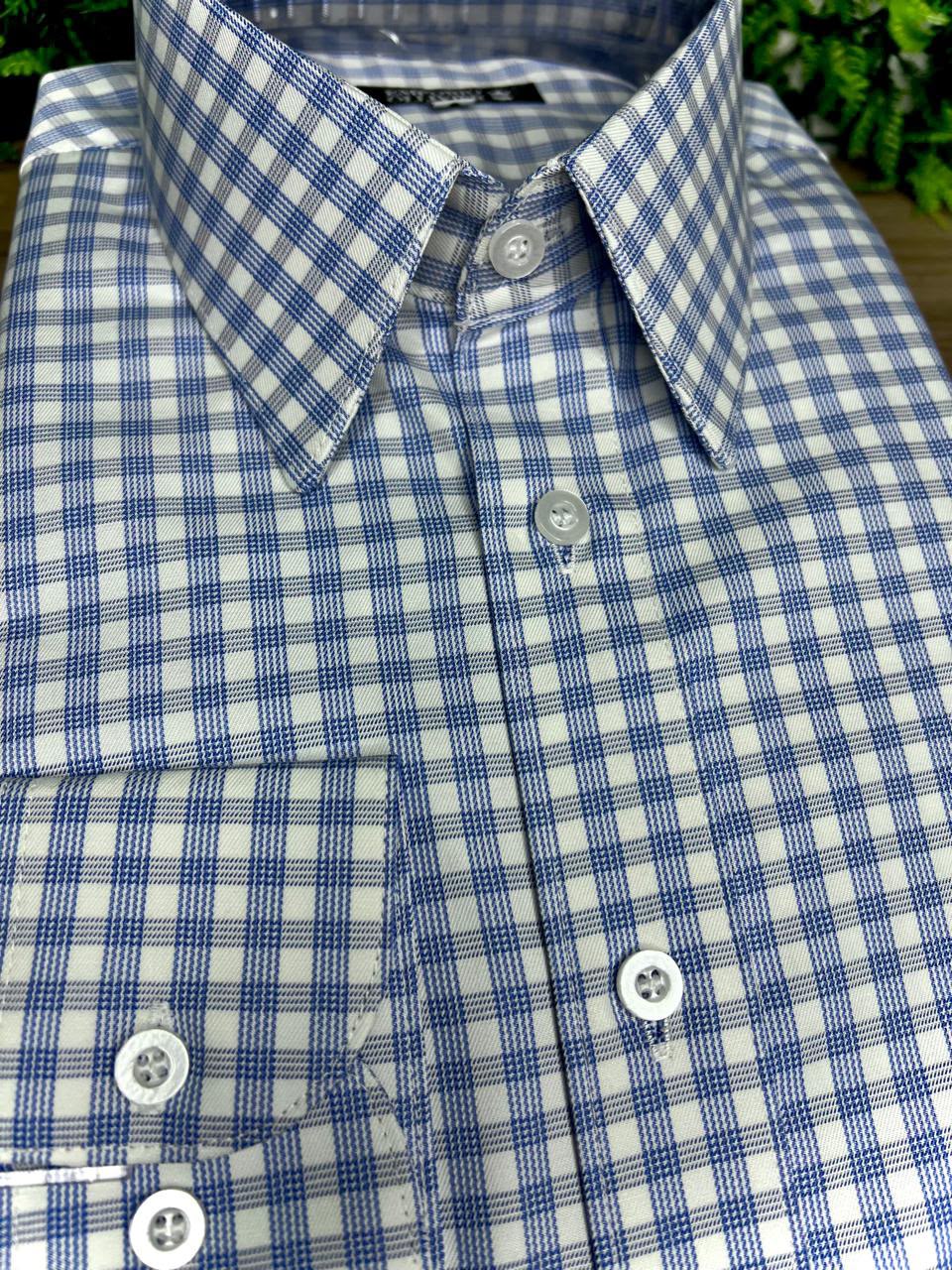 Camisa Fio Egípcio Designer Italiano — Ref. 006