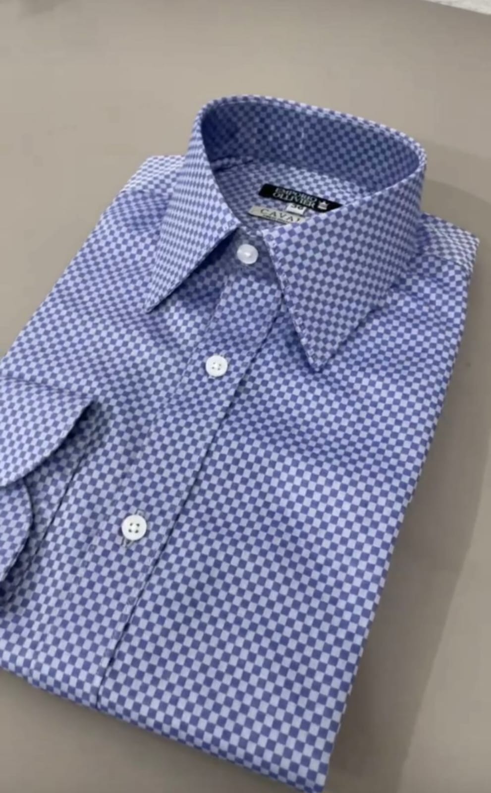 Camisa Fio Egípcio Designer Italiano — Ref. 015
