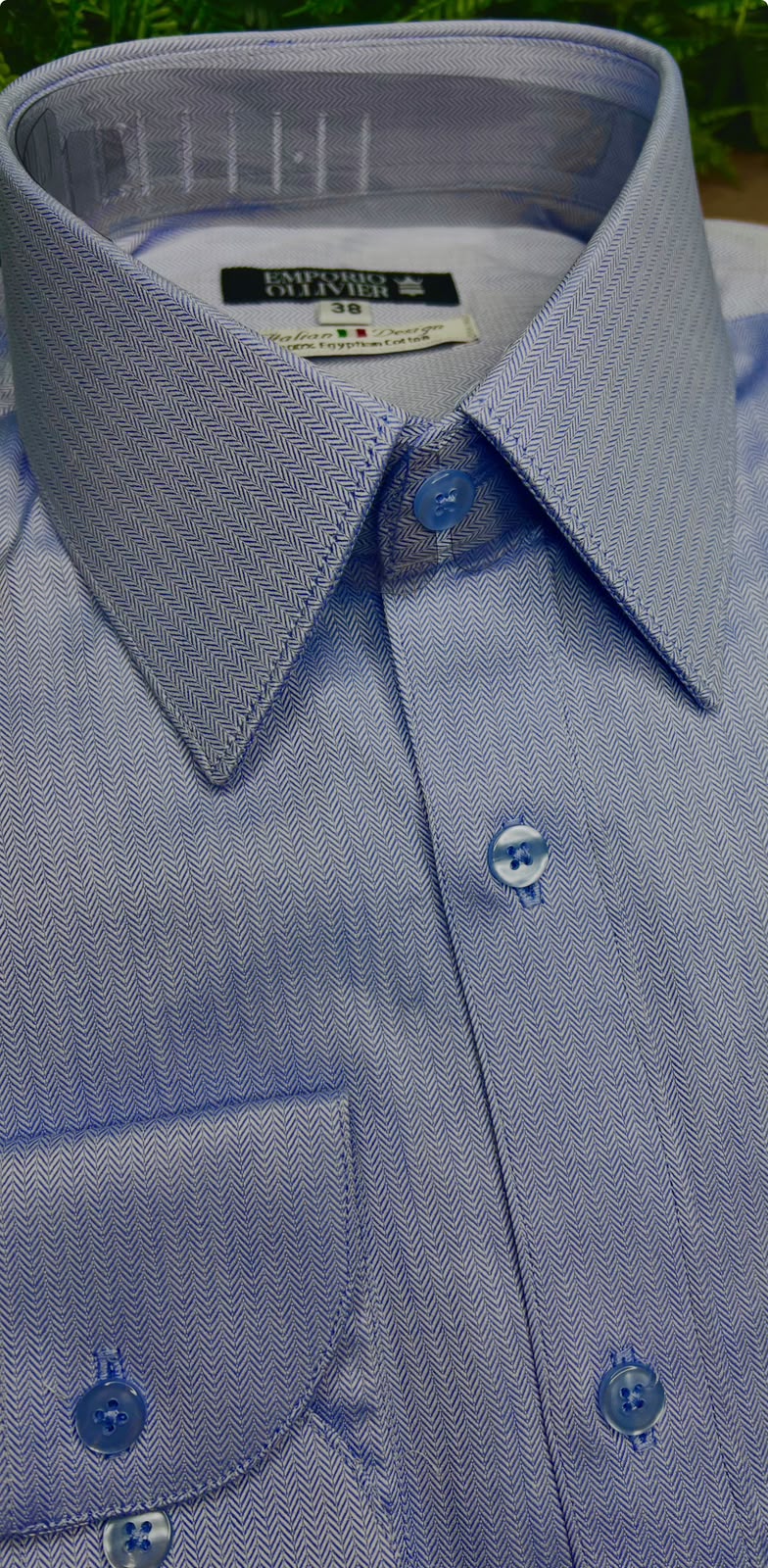 Camisa Fio Egípcio Designer Italiano — Ref. 005